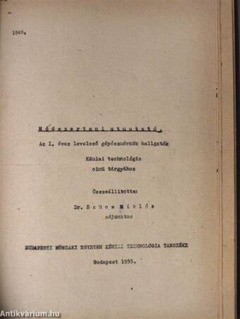 Általános kémia/Összefoglaló áttekintés a legfontosabb elemekről és vegyületekről/Kémiai technológia/Módszertani utmutató/Példatár a kémia és a kémiai technológia anyagához