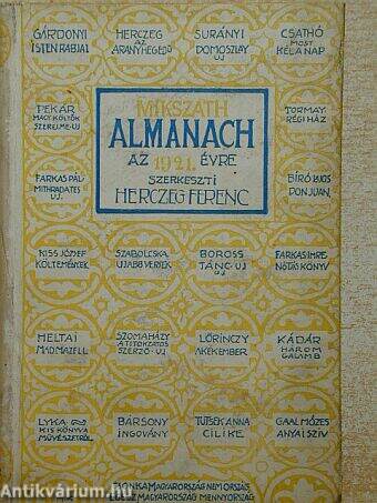 Mikszáth Almanach 1921