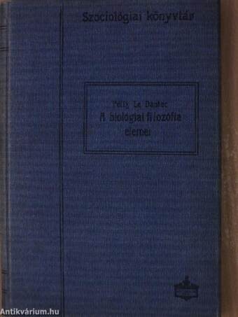 A biológiai filozófia elemei