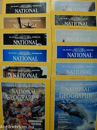 National Geographic January-December 1984. 