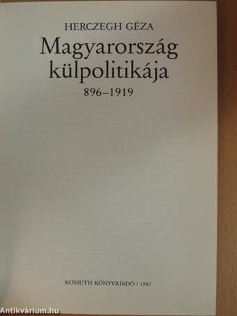 Magyarország külpolitikája 896-1919