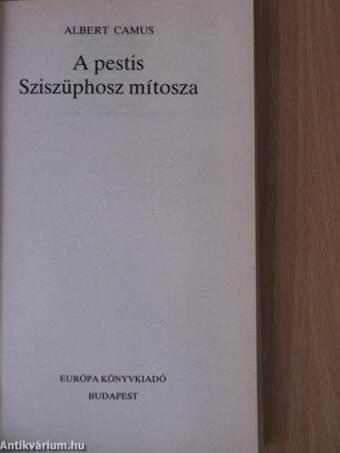 A pestis/Sziszüphosz mítosza