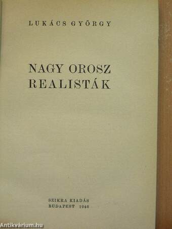 Nagy orosz realisták