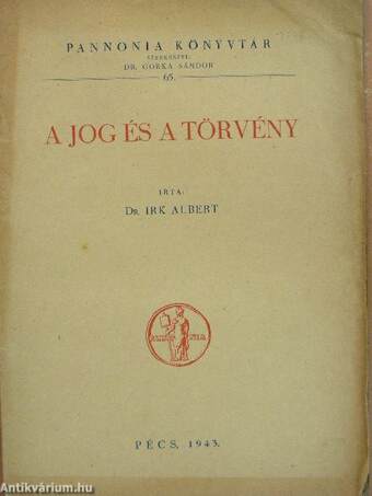 A jog és a törvény