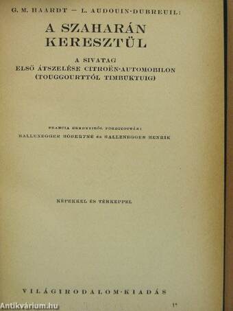 A Szaharán keresztül