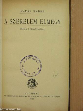 A szerelem elmegy