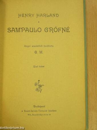 Sampaulo grófné I-II.