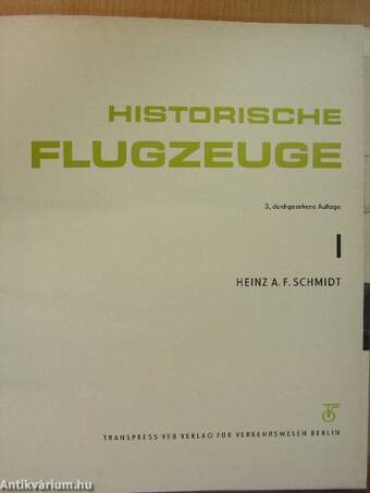 Historische Flugzeuge I.