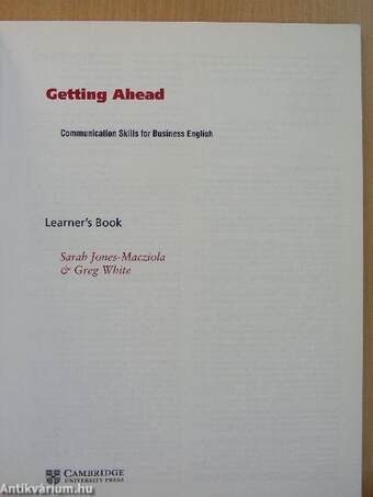 Getting Ahead - Learner's Book