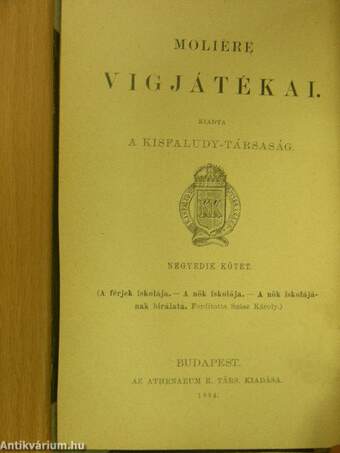 Moliére vigjátékai IV.