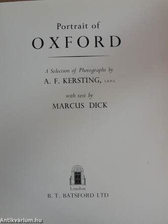 Portrait of Oxford