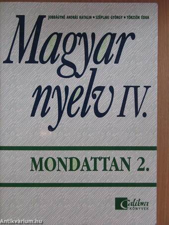 Magyar nyelv IV.