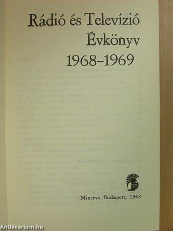 Rádió és Televízió évkönyv 1968-1969