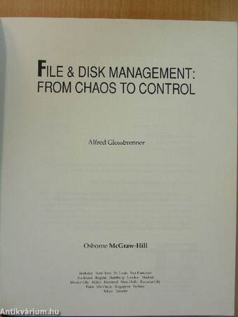 File & Disk management