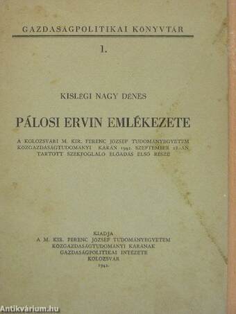 Pálosi Ervin emlékezete