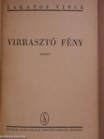 Virrasztó fény