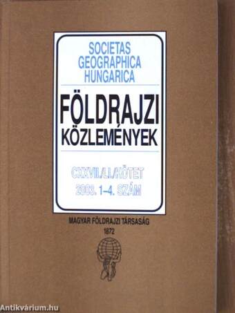Földrajzi Közlemények 2003/1-4.