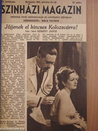 Szinházi Magazin 1941. január 26., február 2., március 12-18., május 7-13.