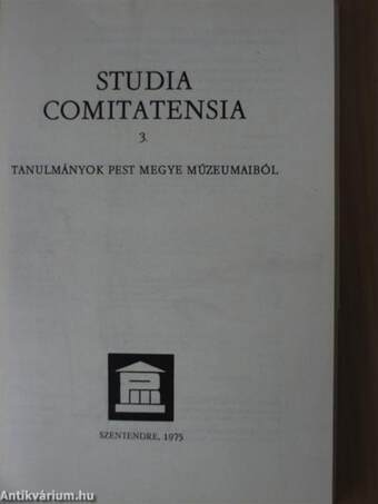 Studia Comitatensia 3.