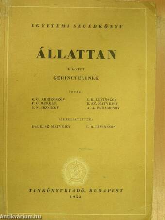 Állattan I-II.