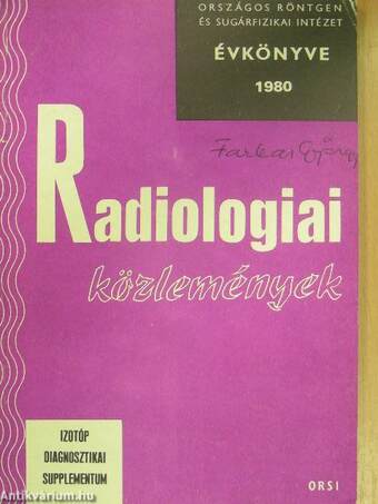 Radiologiai közlemények 1980.