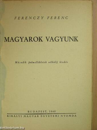 Magyarok vagyunk