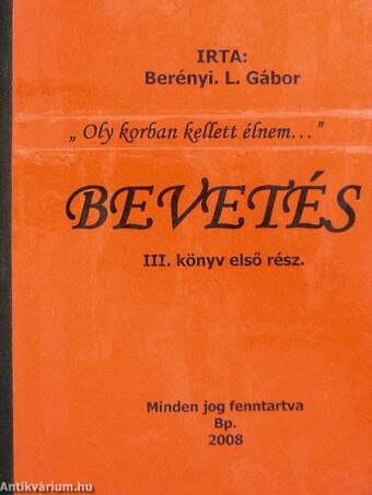 Bevetés III/1.