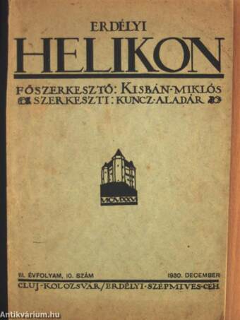 Erdélyi Helikon 1930. december