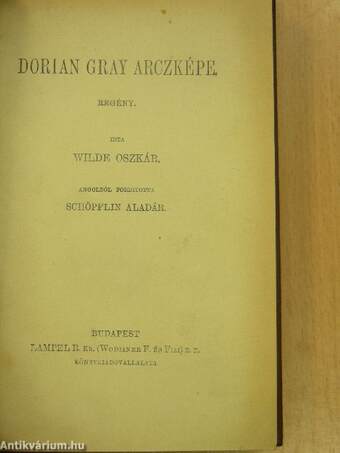 Dorian Gray arczképe