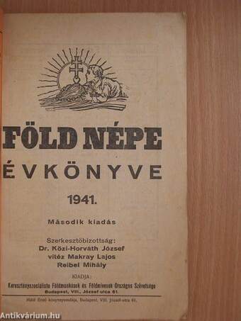 Föld Népe évkönyve 1941.