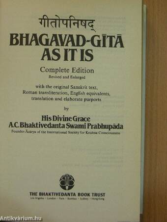 Bhagavad-gítá as it is