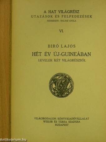 Hét év Új-Guineában