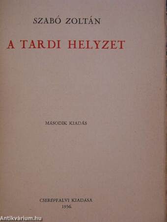 A tardi helyzet