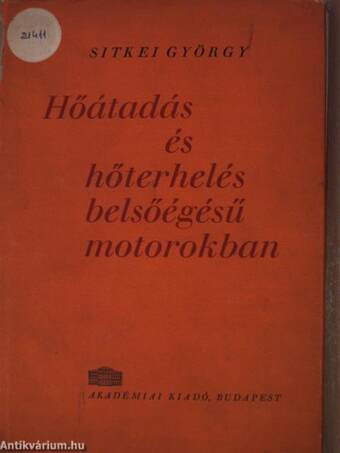 Hőátadás és hőterhelés belsőégésű motorokban