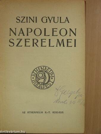 Napoleon szerelmei/Varieté/Ez Pest!/Füst és hamu/Mariska és János/Az asszony, a szeretője, meg a férje