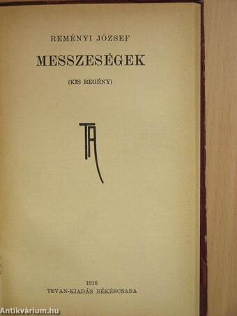 Atta Troll/Simorka Ulrik orgonista tragikus históriája/Messzeségek