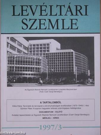 Levéltári Szemle 1997/3.