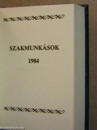 Szakmunkások 1984 (minikönyv)