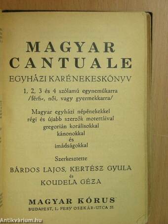 Magyar Cantuale