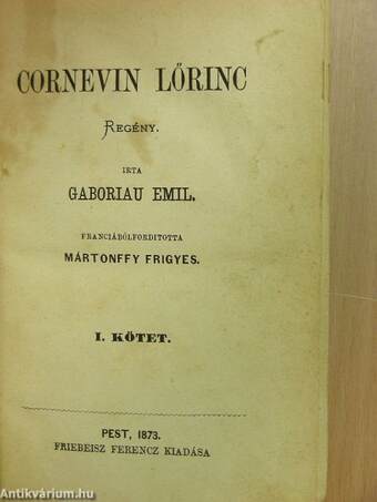 Cornevin Lőrinc I-III.