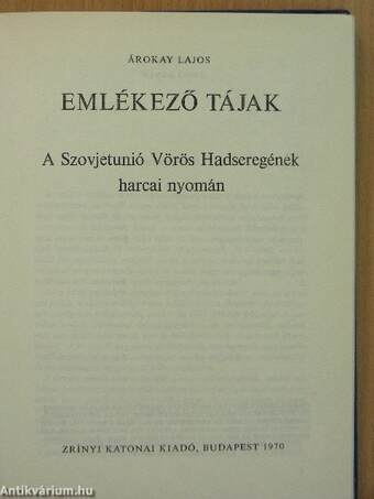 Emlékező tájak