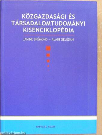 Közgazdasági és társadalomtudományi kisenciklopédia