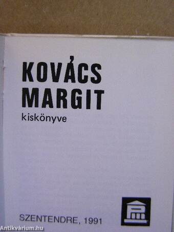 Kovács Margit kiskönyve (minikönyv)