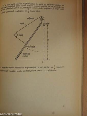 Munkafüzet a gimnáziumi fizikai mérési gyakorlatokhoz