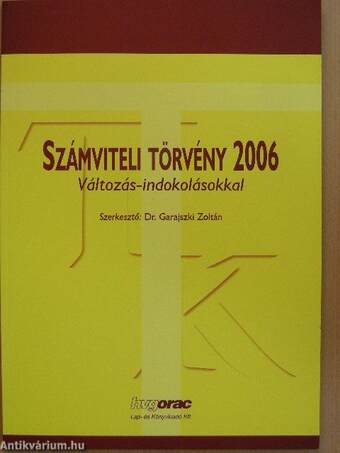 Számviteli törvény 2006