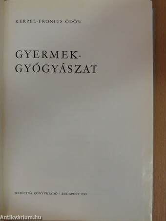 Gyermekgyógyászat