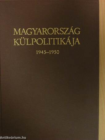 Magyarország külpolitikája 1945-1950