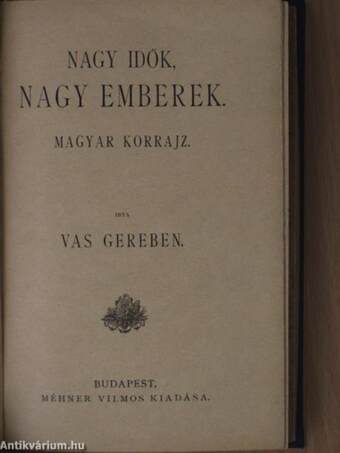 Nagy idők, nagy emberek