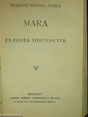 Rejtelmes történetek II./A kényeskedők/Urak és parasztok/Vojtina ars poétikája/Tinódi Sebestyén válogatott históriás énekei/A toloncz/Mara és egyéb történetek/Kisfaludy Károly vig elbeszélései/Dzsungel könyve I./Magyar népdalok