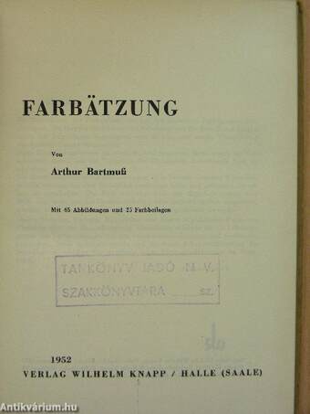 Farbätzung